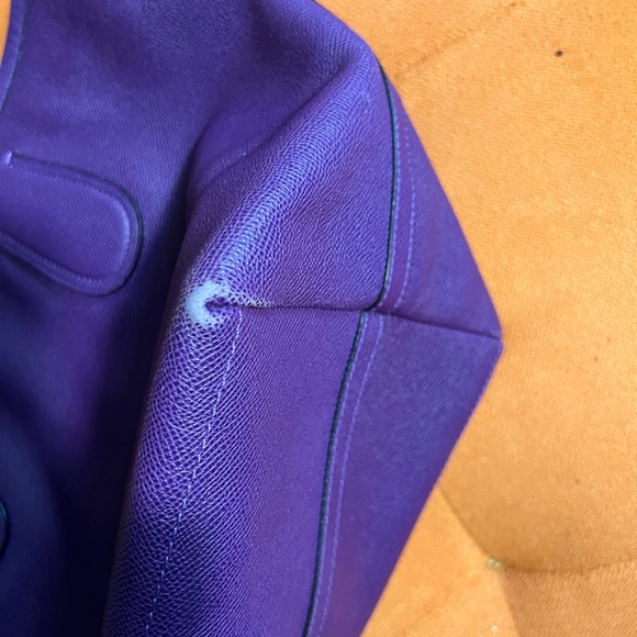 Large Coach purse in purple - Picture 9 of 17